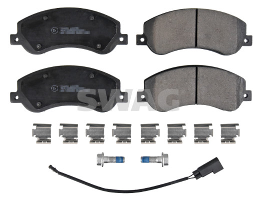 set placute frana,frana disc 50 91 6637 SWAG